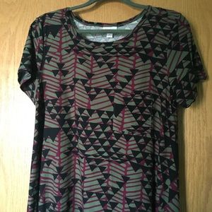 LulaRoe Carly - Olive Green - Size M